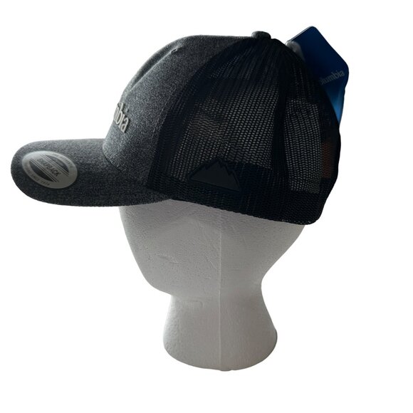 NEW WITH TAGS Columbia gray One Size Fits Most snap back trucker hat - Picture 2 of 8